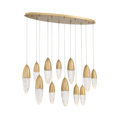 Ecrou Oval Chandelier in Detail.