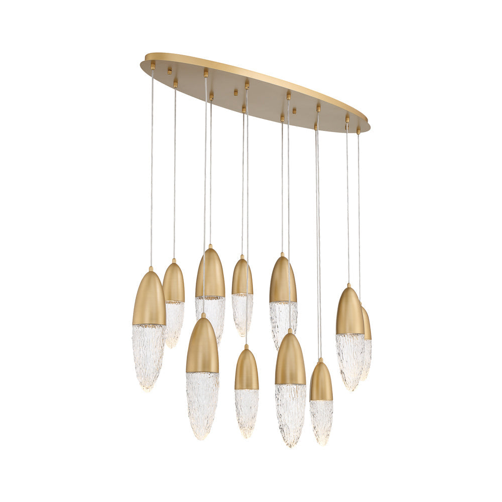 Ecrou Oval Chandelier in Detail.