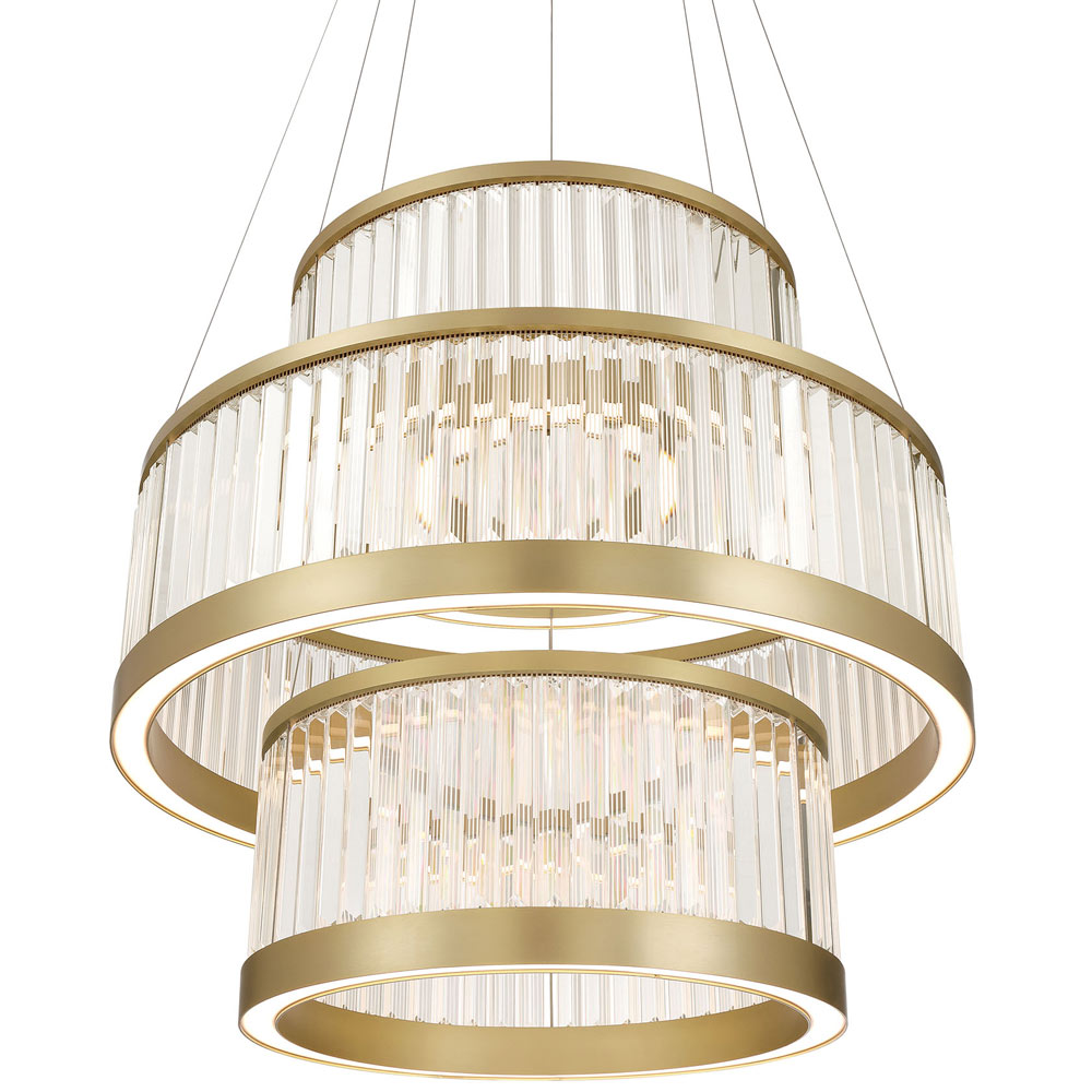Empra LED Ring Chandelier in Detail.