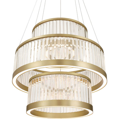 Empra LED Ring Chandelier in Detail.