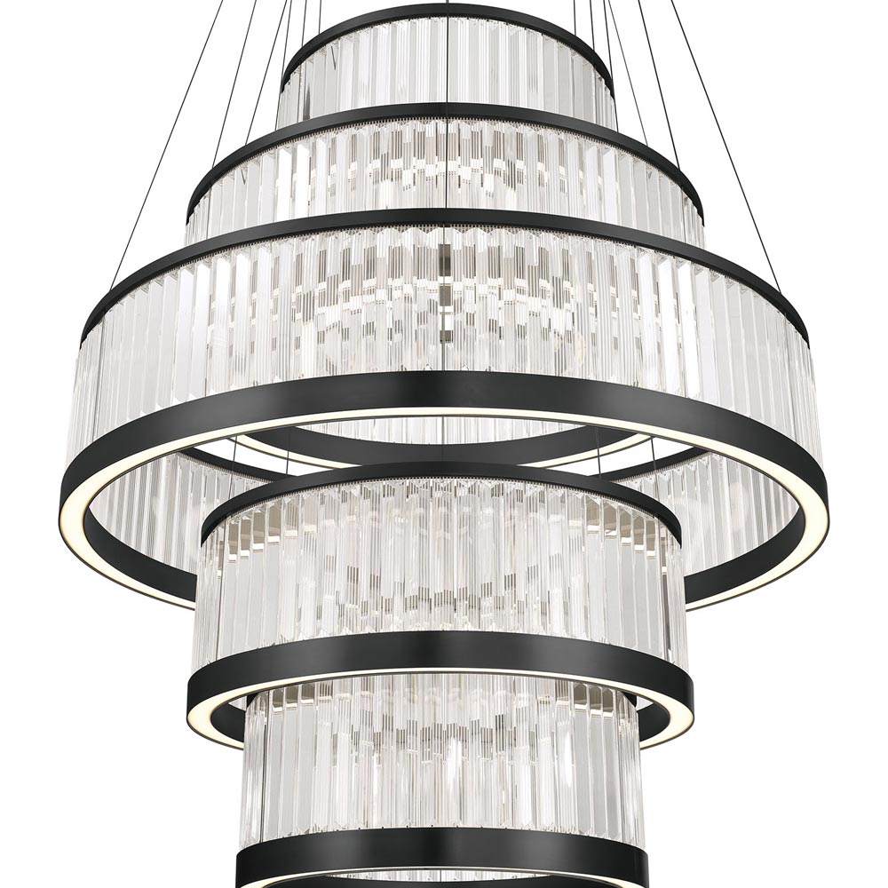 Empra LED Ring Chandelier in Detail.