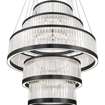 Empra LED Ring Chandelier in Detail.