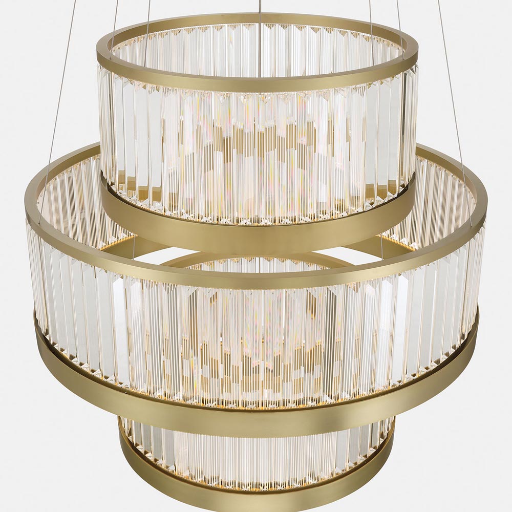 Empra LED Ring Chandelier in Detail.