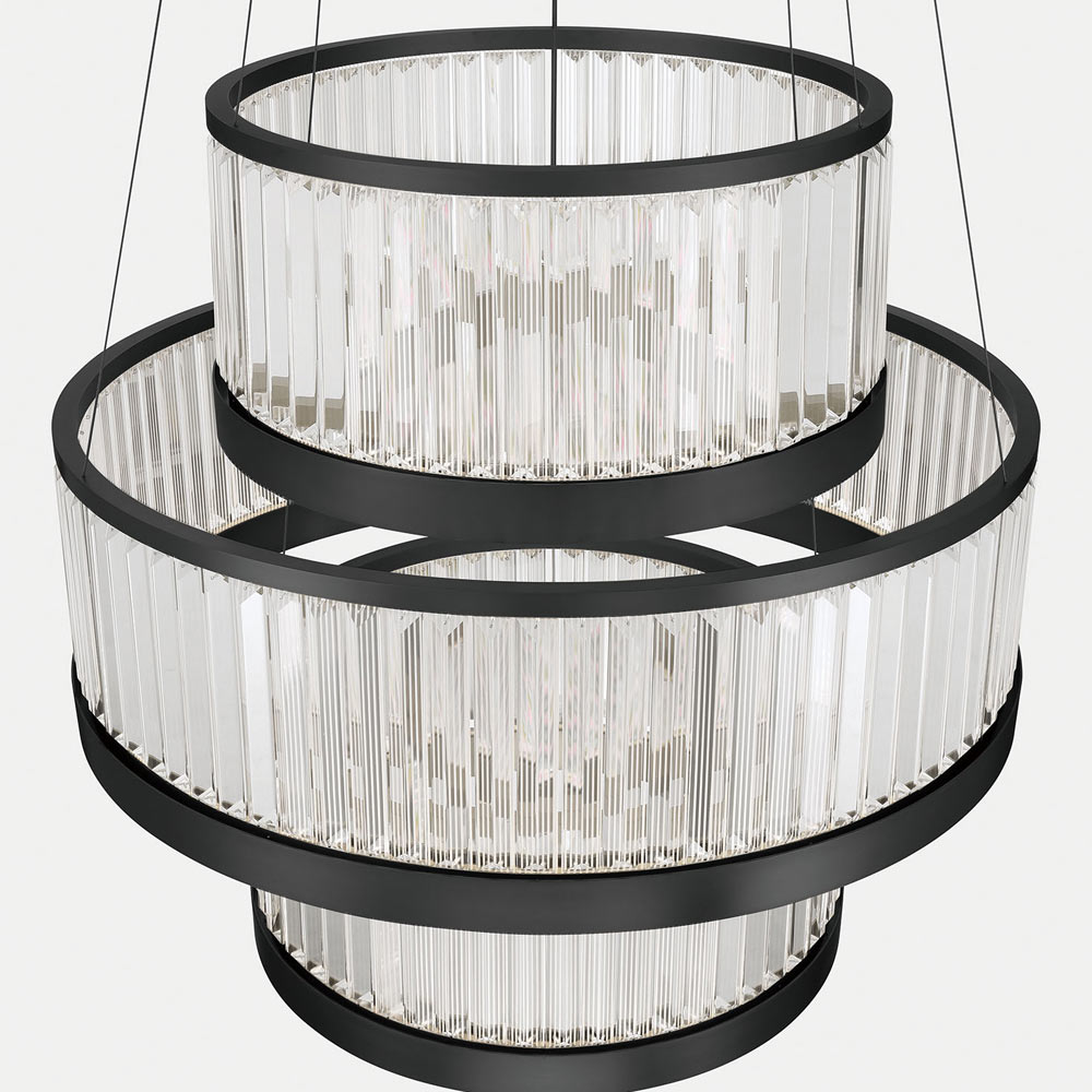 Empra LED Ring Chandelier in Detail.