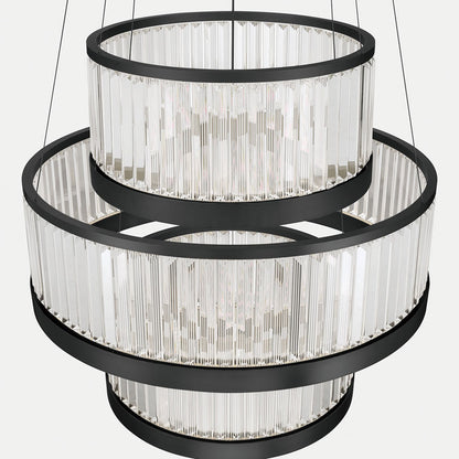 Empra LED Ring Chandelier in Detail.