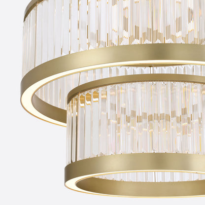 Empra LED Ring Chandelier in Detail.