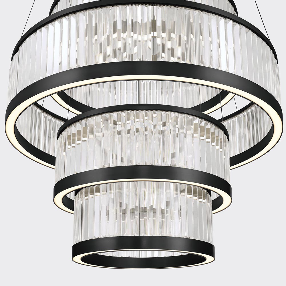 Empra LED Ring Chandelier in Detail.