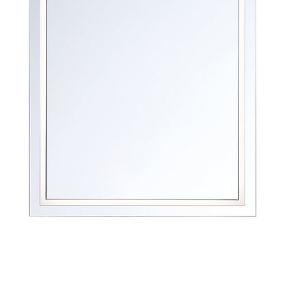 Eris LED Wall Mirror in Detail.