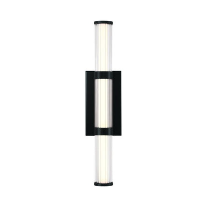 Fayton Outdoor LED Wall Light Matte Black (21.25-Inch).