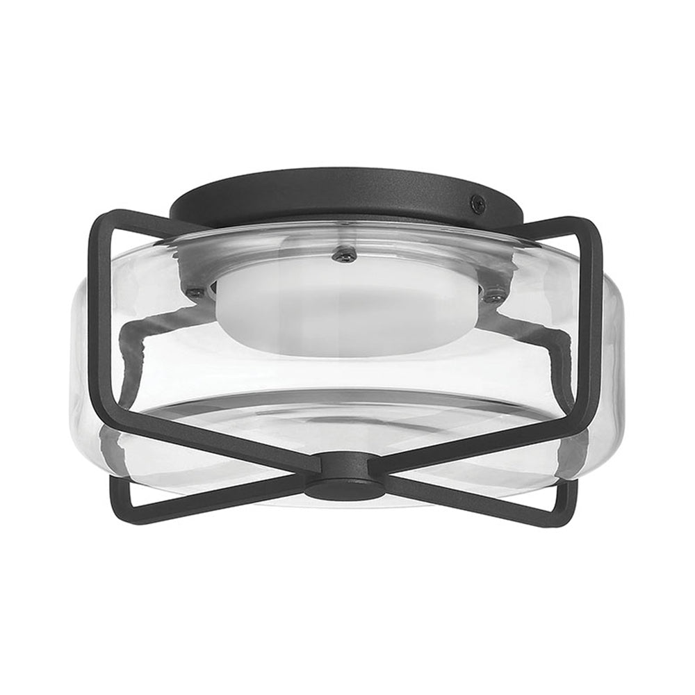 Florin Outdoor LED Flush Mount Ceiling Light in Detail.