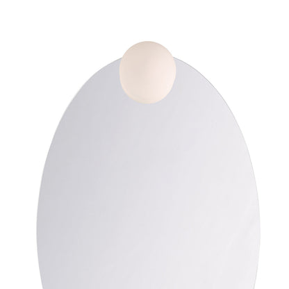 Gia Oval LED Wall Mirror in Detail.