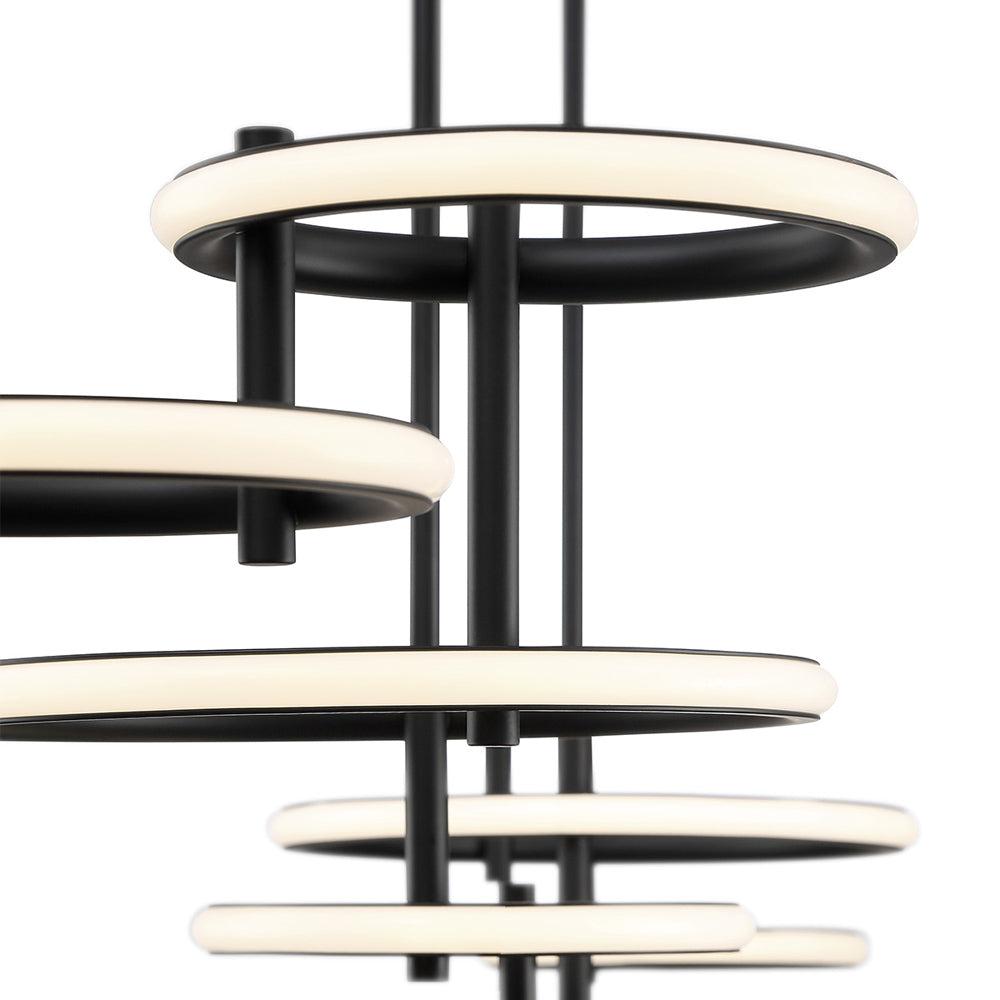 Giro LED Chandelier in Detail.