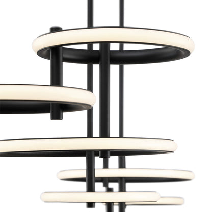 Giro LED Chandelier in Detail.