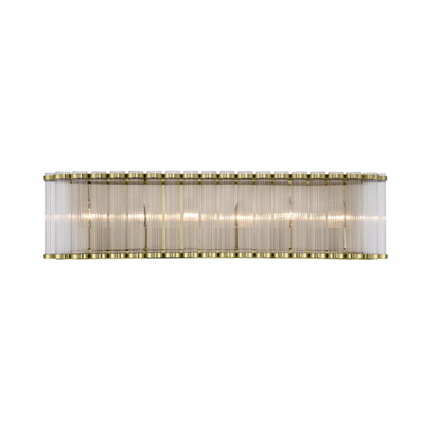 Glasbury Bath Vanity Light in Gold (6-Light).