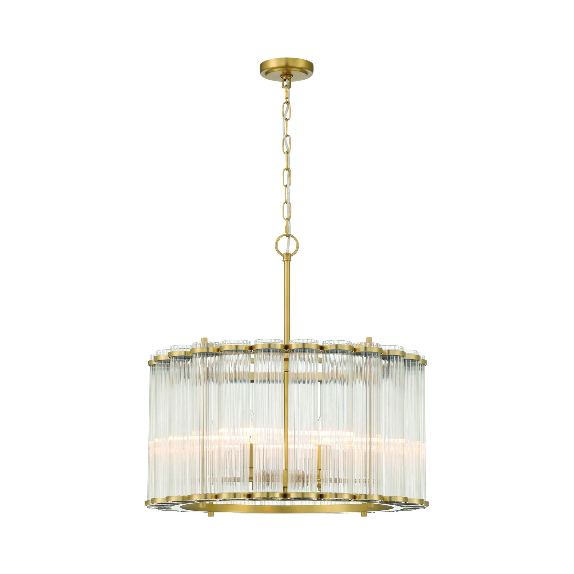 Glasbury Chandelier in Gold (6-Inch).