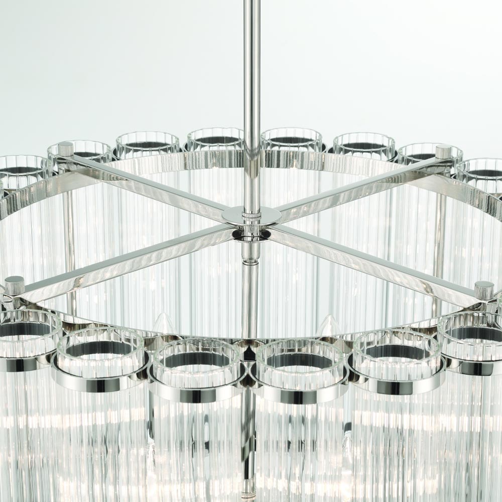 Glasbury Chandelier in Detail.