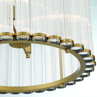 Glasbury Chandelier in Detail.