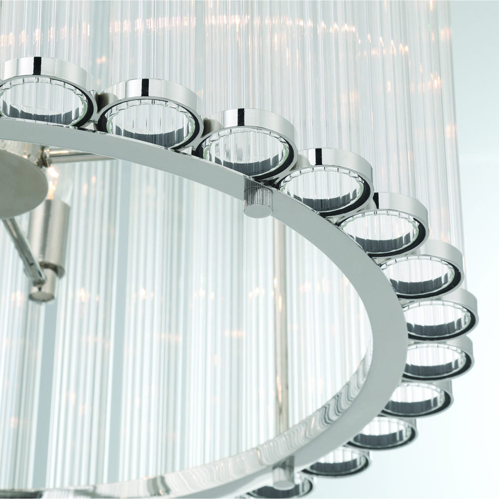 Glasbury Chandelier in Detail.