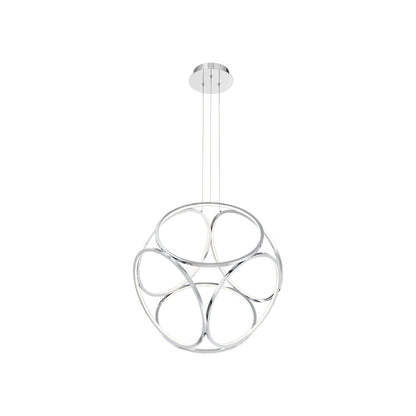 Glenview LED Chandelier in Chrome (Small).