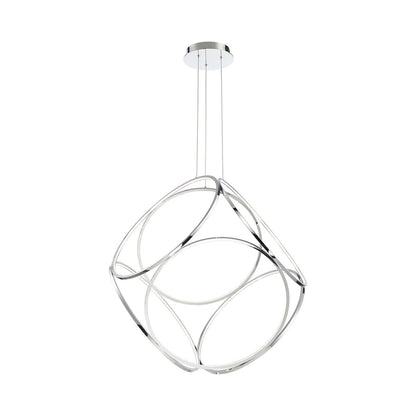 Glenview LED Chandelier in Chrome (Large).