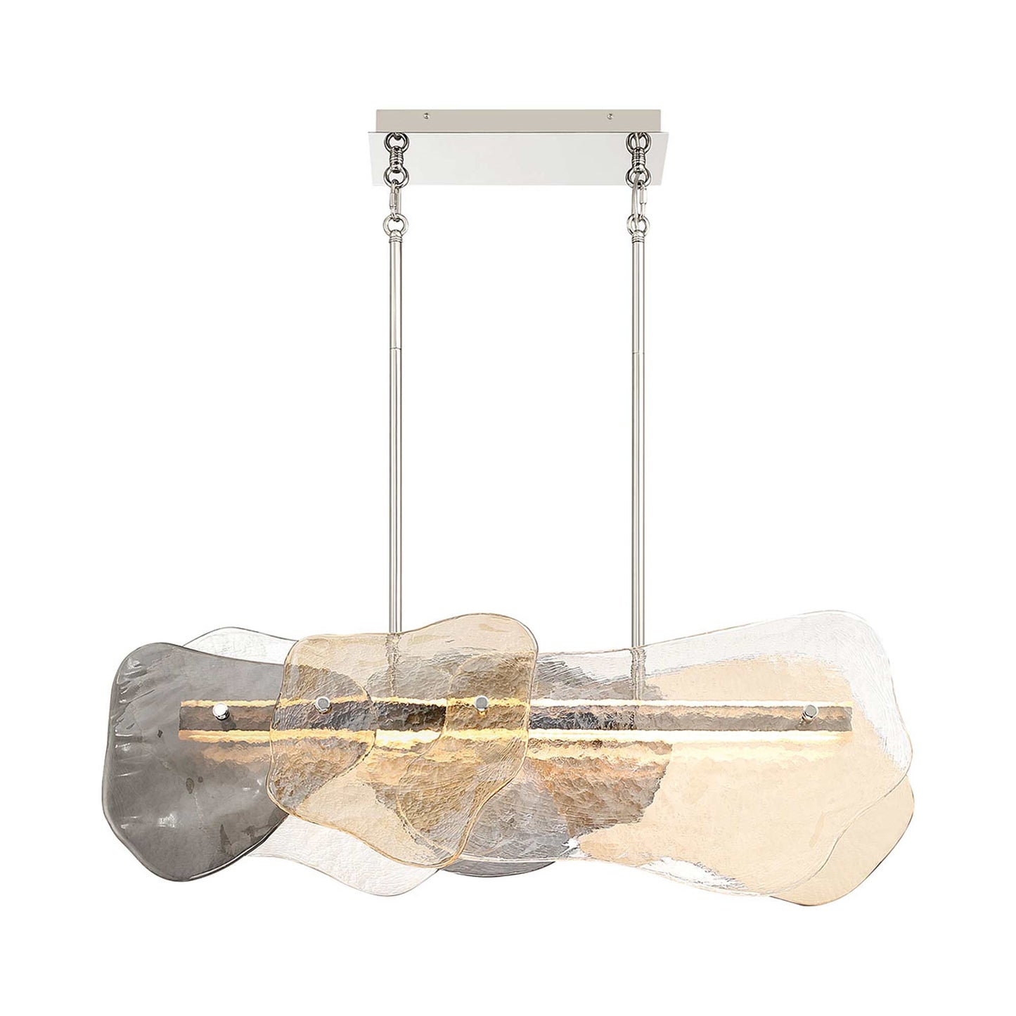 Grotto Linear LED Chandelier (39.5-Inch).