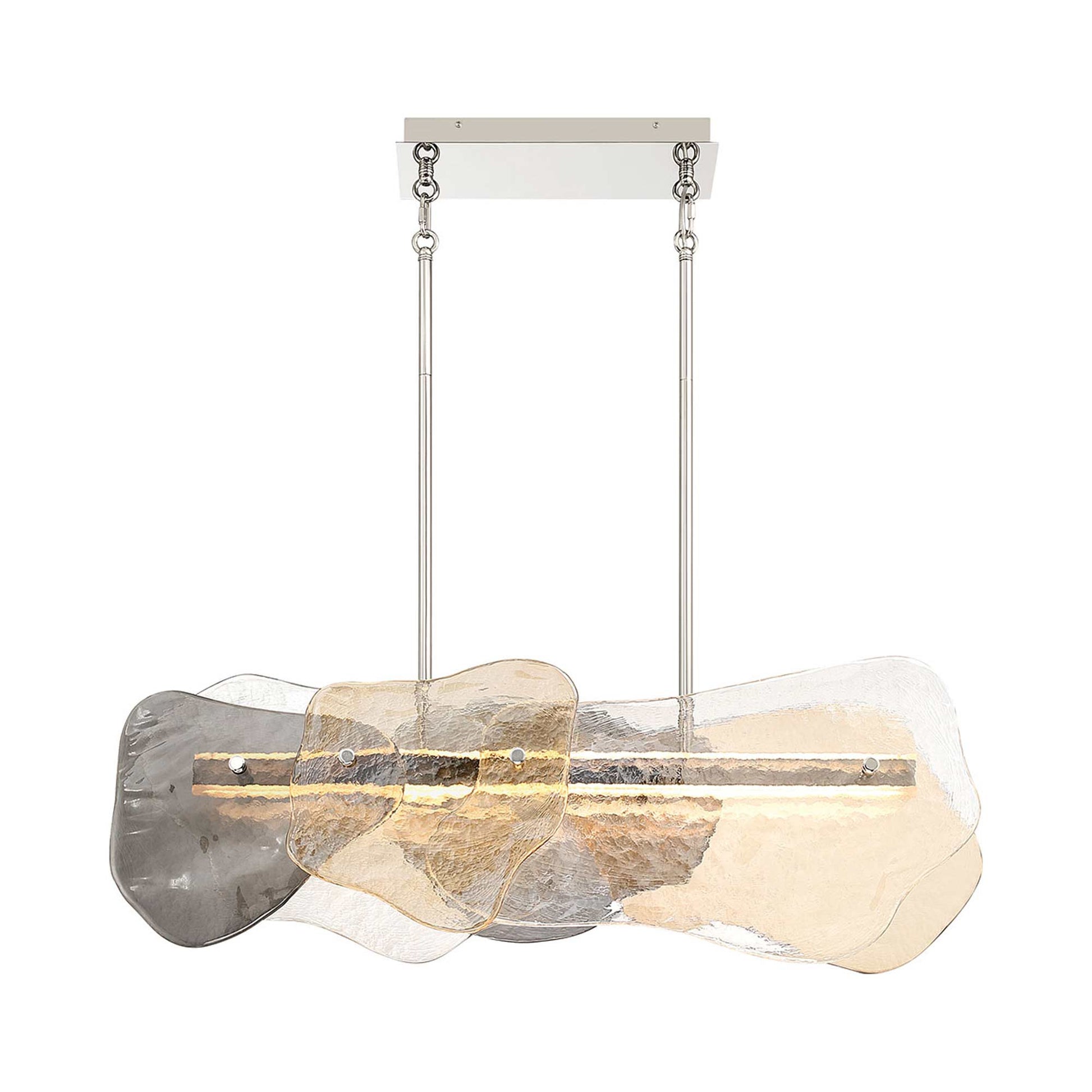 Grotto Linear LED Chandelier (39.5-Inch).