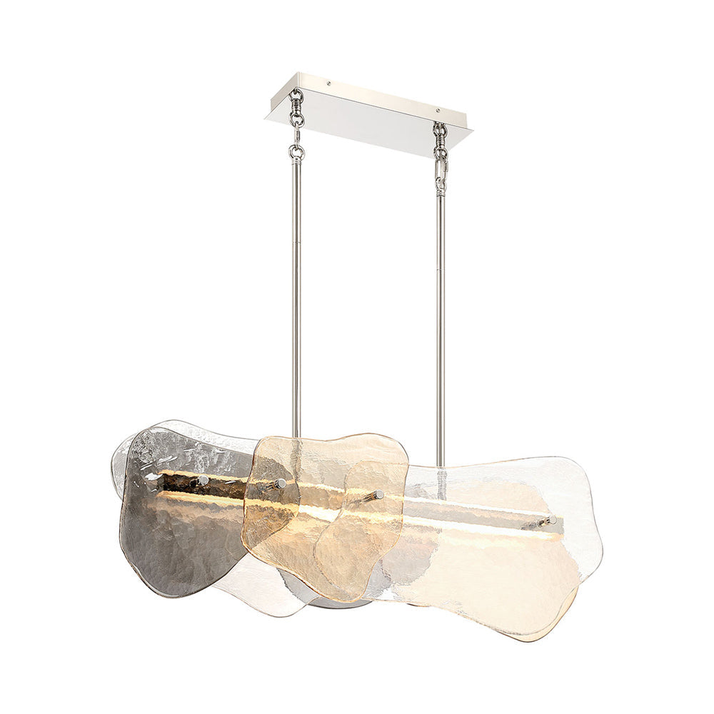 Grotto Linear LED Chandelier.