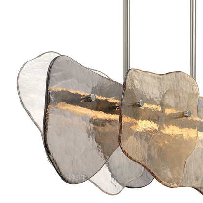 Grotto Linear LED Chandelier in Detail.