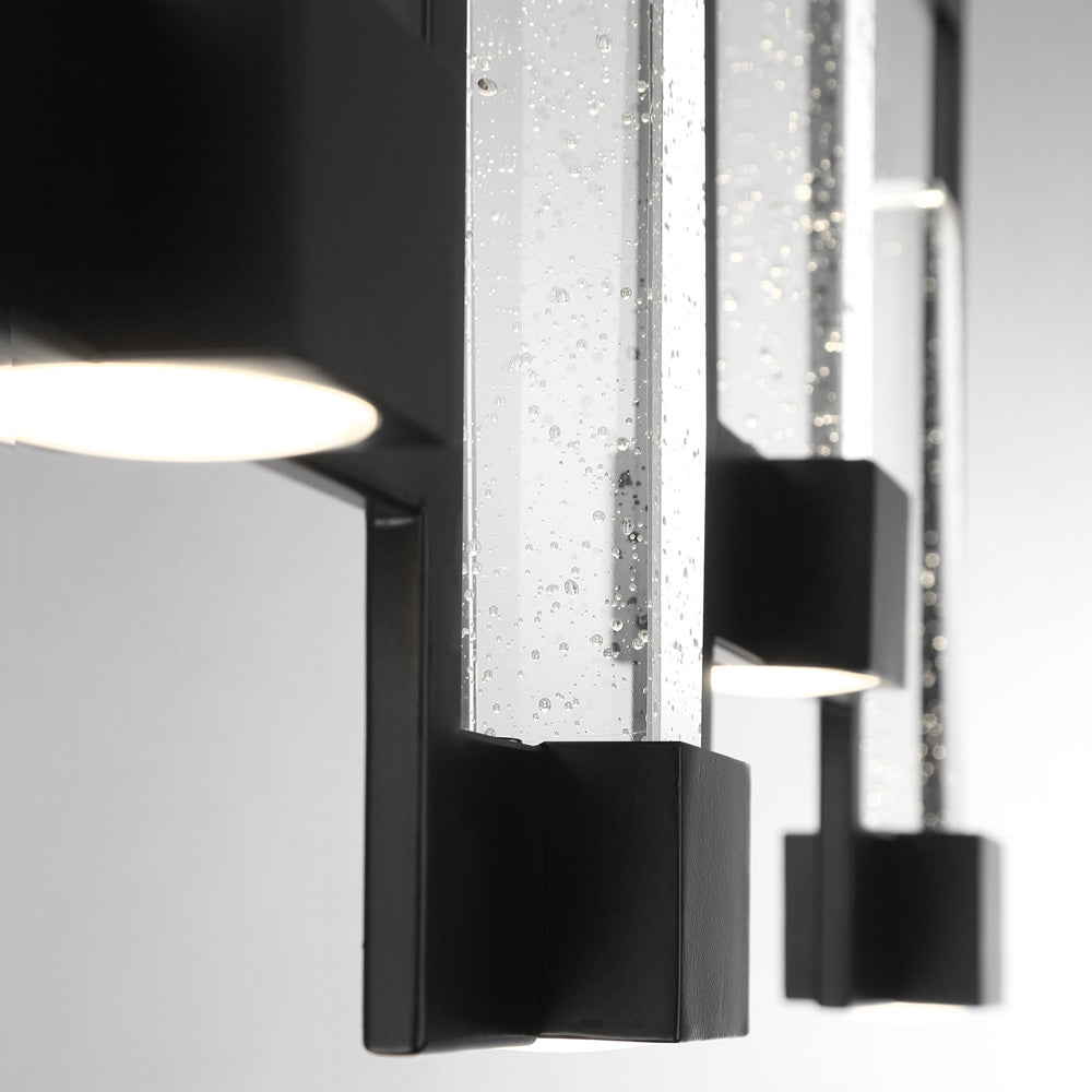 Hanson LED Linear Chandelier in Detail.