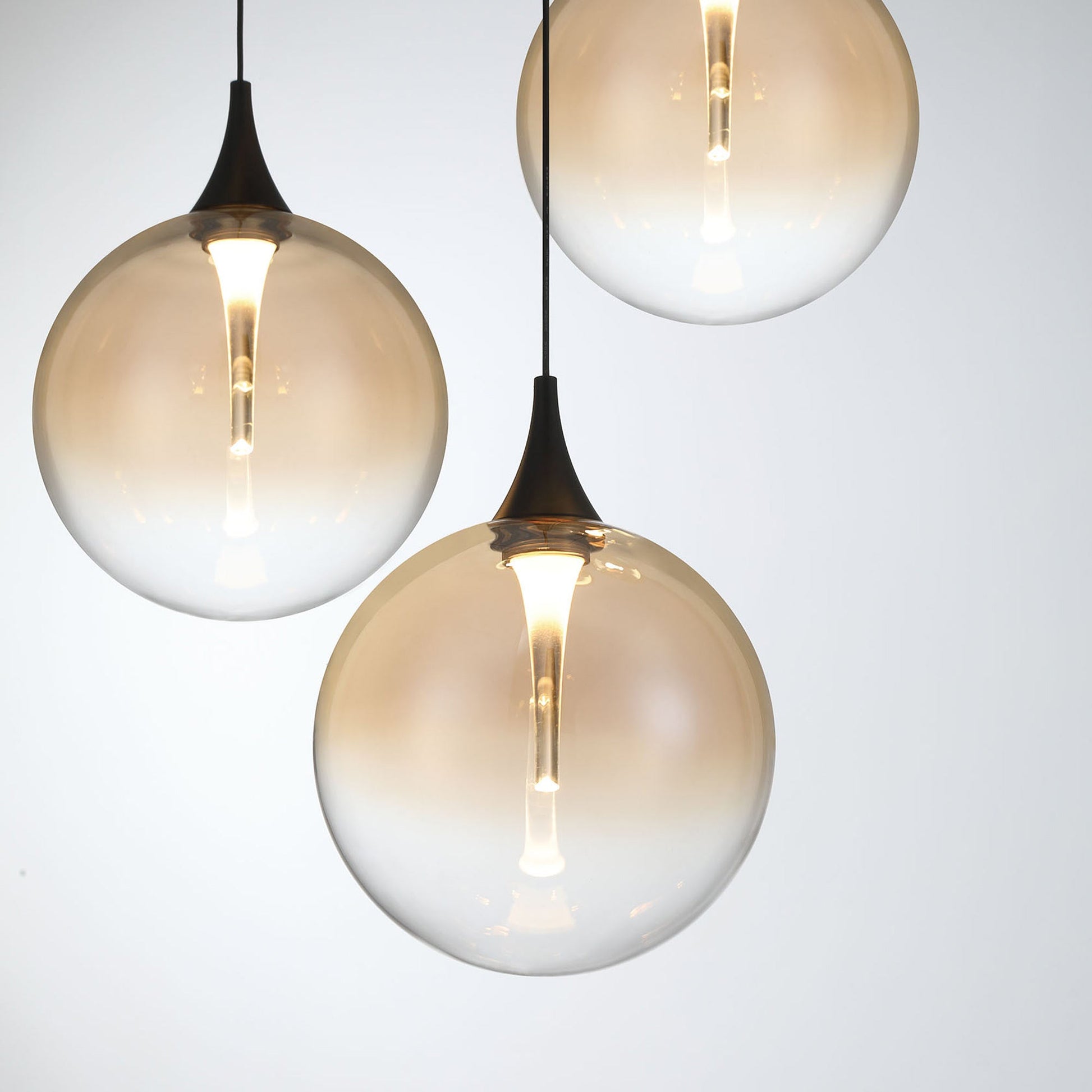 Iissa Round LED Chandelier in Detail.