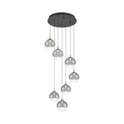 Iissa Round LED Chandelier in Detail.