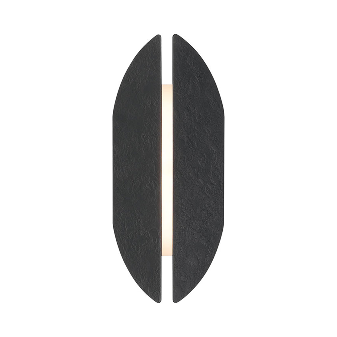 Inntra Outdoor LED Wall Light in Damascus Black (14-Inch).