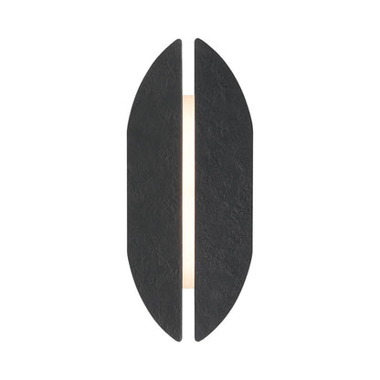 Inntra Outdoor LED Wall Light in Damascus Black (14-Inch).