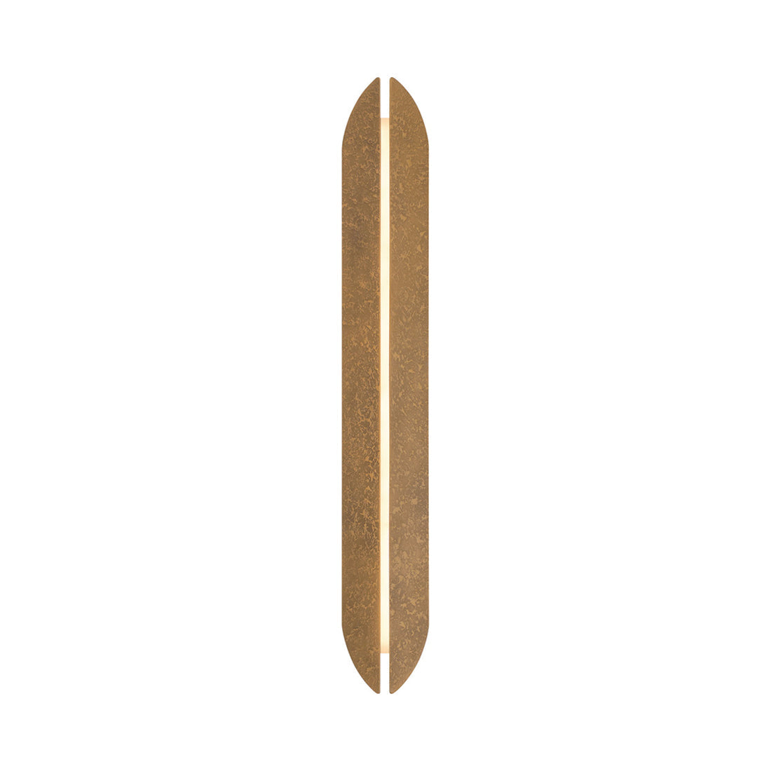Inntra Outdoor LED Wall Light in Damascus Brass (40-Inch).