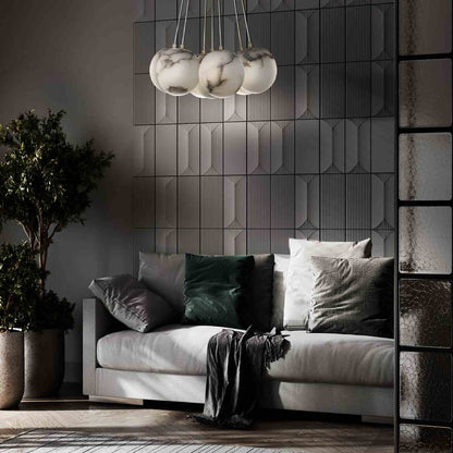 Kepler LED Pendant Light in living room.
