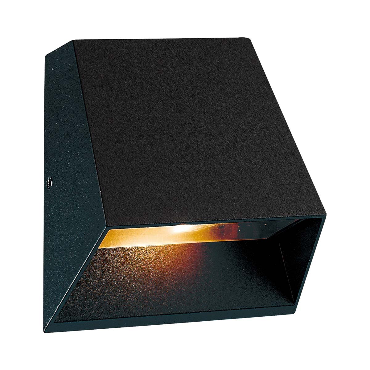 Kilo Outdoor LED Wall Light in Black.
