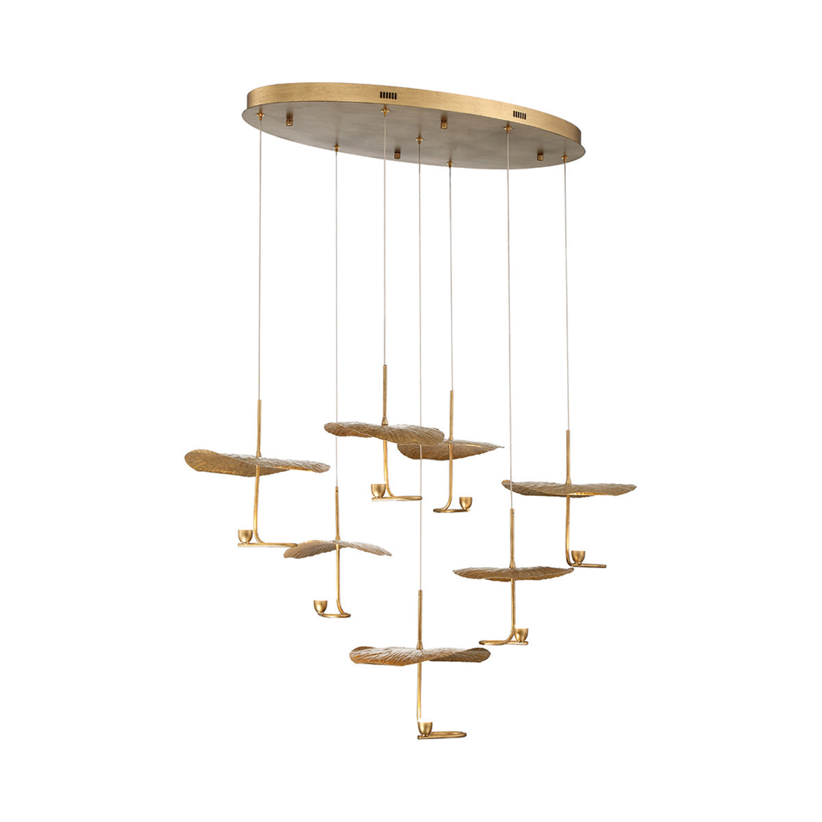 Lagatto LED Linear Chandelier in Detail.
