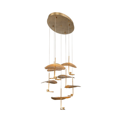Lagatto LED Linear Chandelier in Detail.