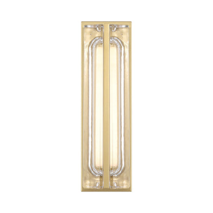 Langferd Outdoor LED Wall Light in Gold (16-Inch).