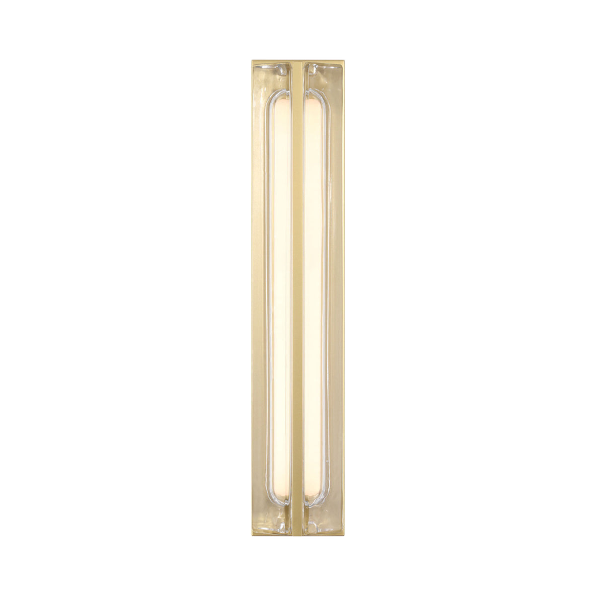 Langferd Outdoor LED Wall Light in Gold (24-Inch).