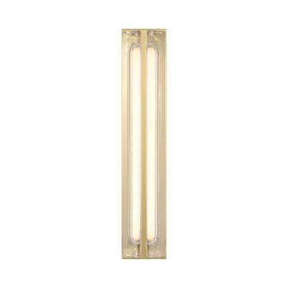 Langferd Outdoor LED Wall Light in Gold (24-Inch).