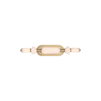 Lansdowne LED Bath Vanity Light in Gold (Small).