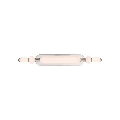 Lansdowne LED Bath Vanity Light in Polished Nickel (Medium).