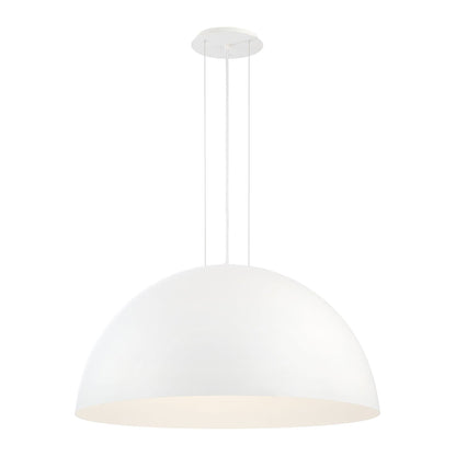 Laverton LED Pendant Light in White/White (Medium).