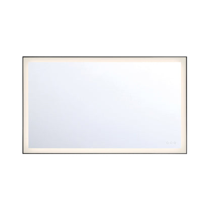 Lenora LED Wall Mirror in Black (54-Inch).