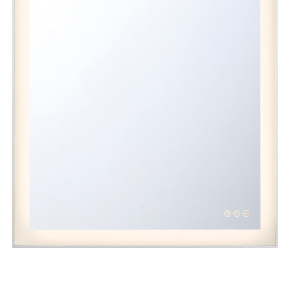 Lenora LED Wall Mirror in Detail.