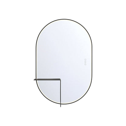 Linden LED Wall Mirror in Detail.