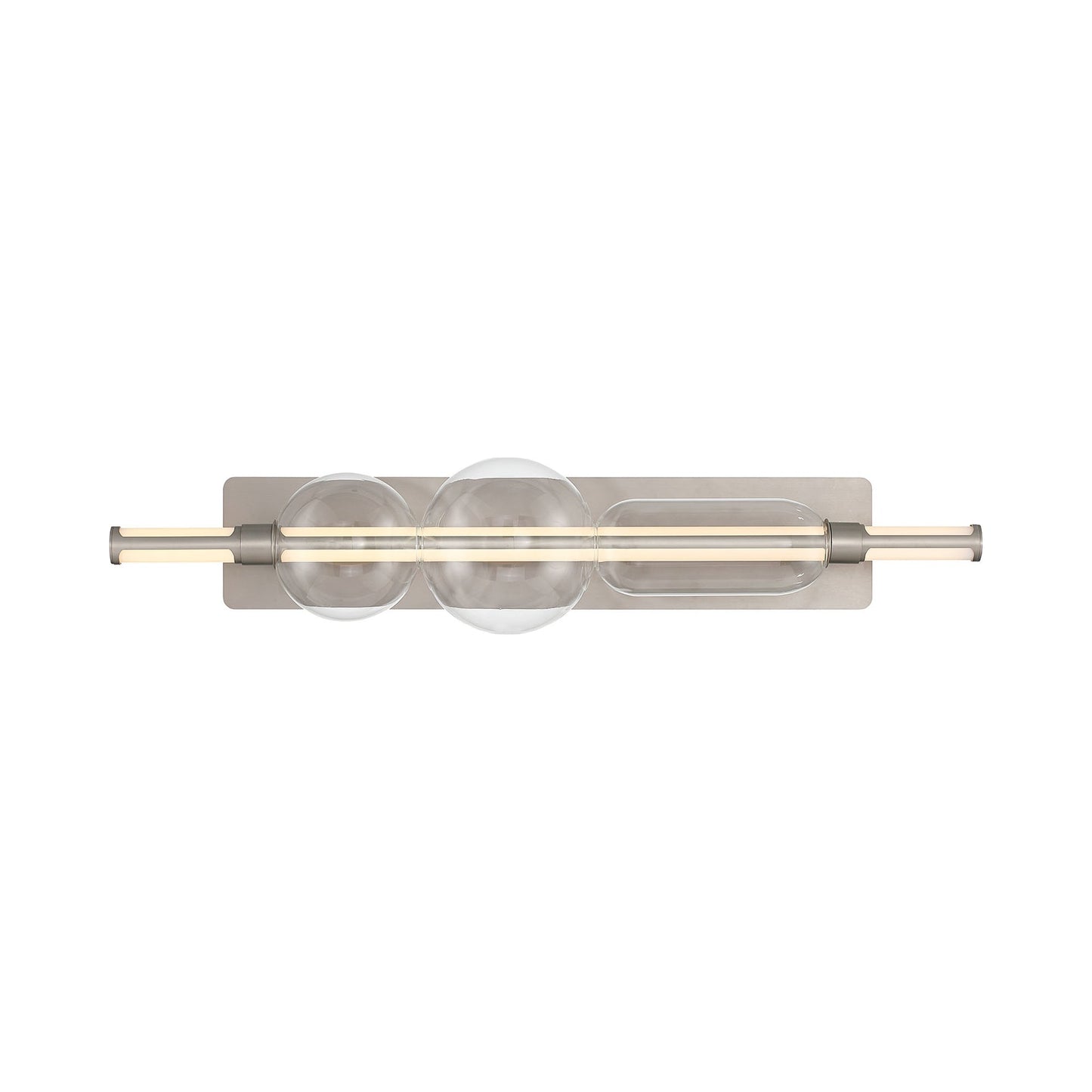 Lucent LED Bath Vanity Light in Satin Nickel (34-Inch).