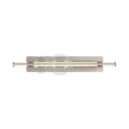 Lucent LED Bath Vanity Light in Satin Nickel (34-Inch).