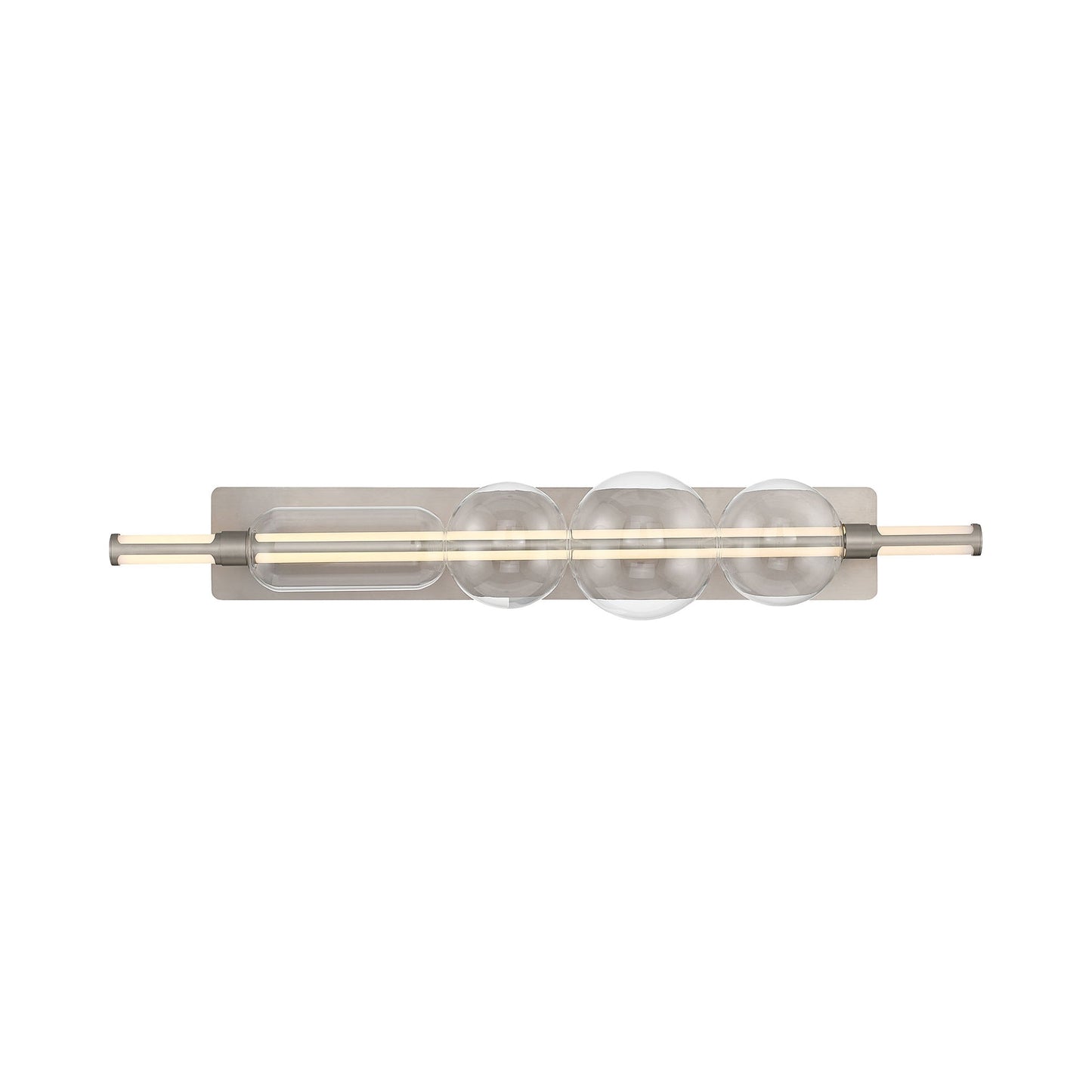 Lucent LED Bath Vanity Light in Satin Nickel (40-Inch).